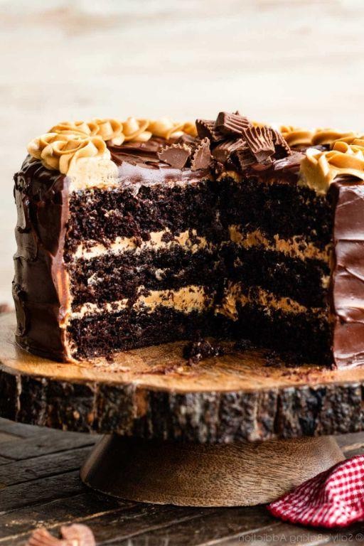 Delicious Peanut Butter Chocolate Cake