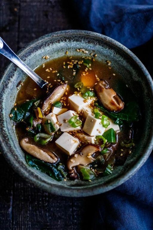 Detoxifying Miso Soup with Tofu