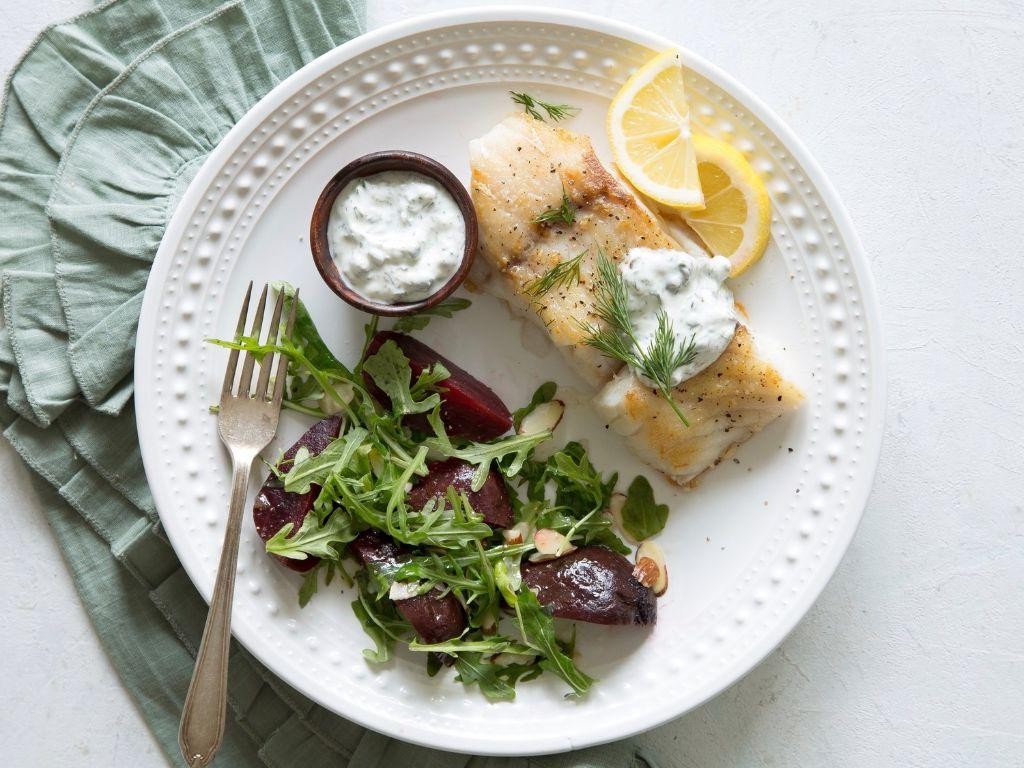 Dijon Dill Baked Grouper