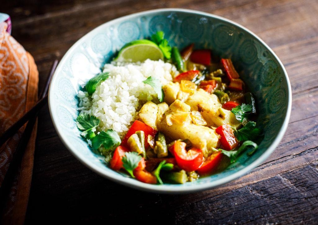 Dogfish Curry with Coconut and Lime