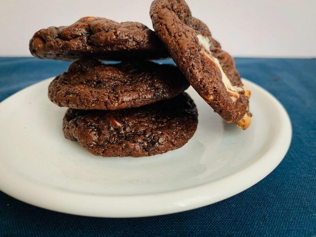 Double Chocolate Buttermilk Cookies