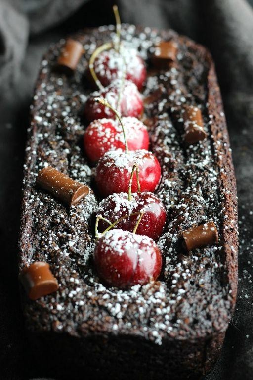 Double Chocolate Cherry Cake Mix Bread