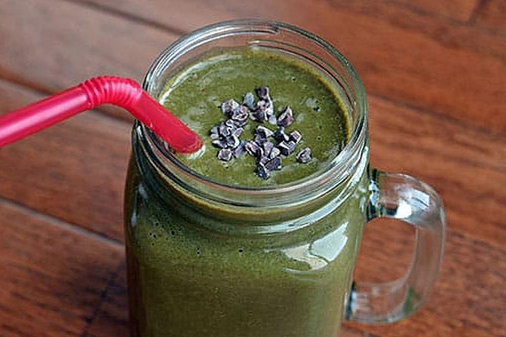 Double Chocolate Green Spinach Smoothie