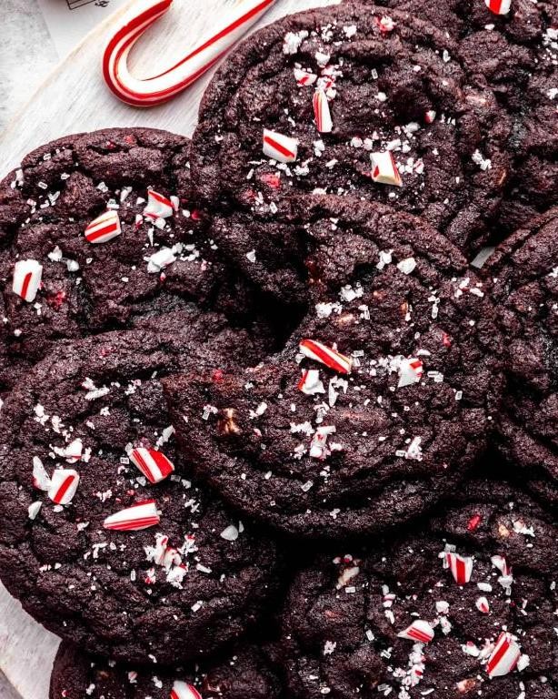 Double Chocolate Peppermint Cookies