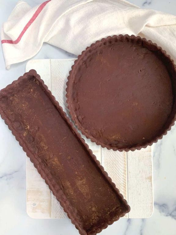 Double Chocolate Shortbread Pie Crust