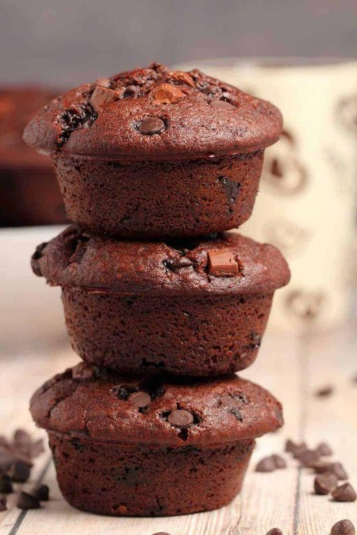 Double Chocolate Vegan Muffins