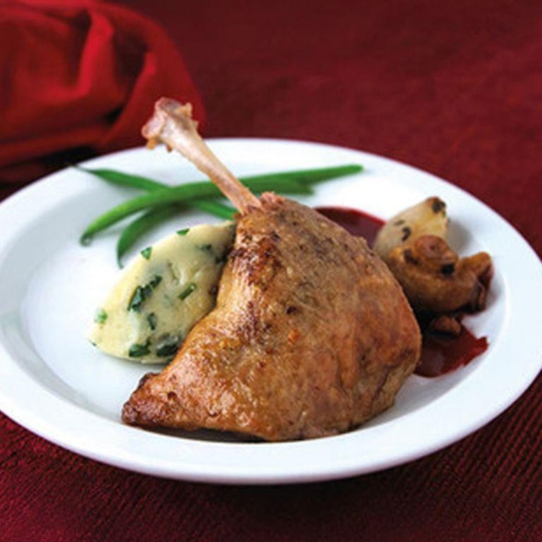 Duck Confit with Garlic and Thyme