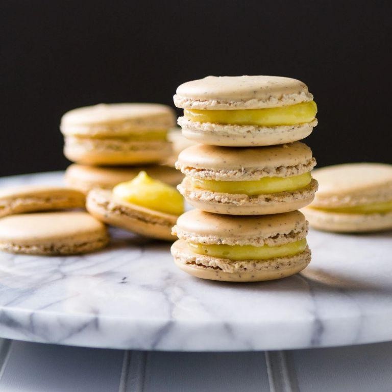Earl Grey Tea Infused Lemon Macarons