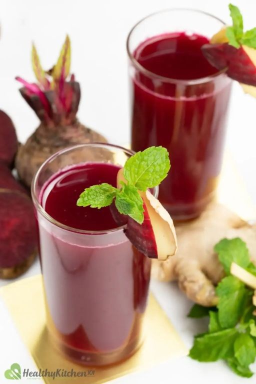 Earthy Beet and Ginger Root Juice