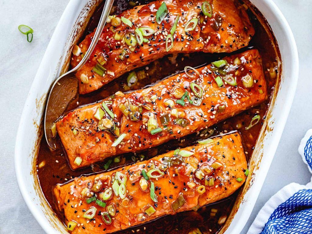 Easy Baked Teriyaki Salmon
