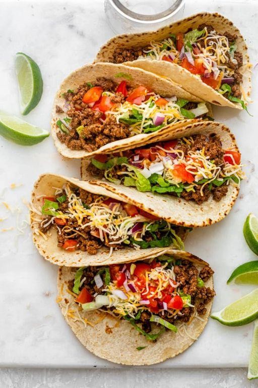 Easy Beef Tacos with Ground Beef and Spices