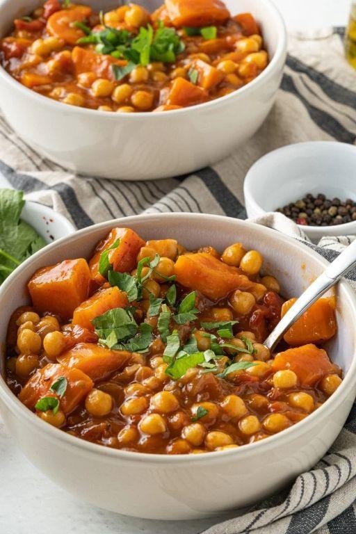 Easy Chickpea and Veggie Stew