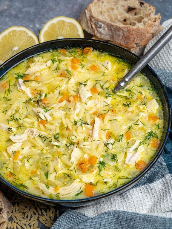 Easy Greek Lemon Chicken Soup