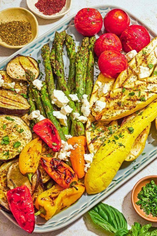 Easy Grilled Mediterranean Veggies