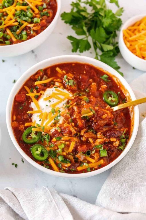 Easy Ground Turkey Chili