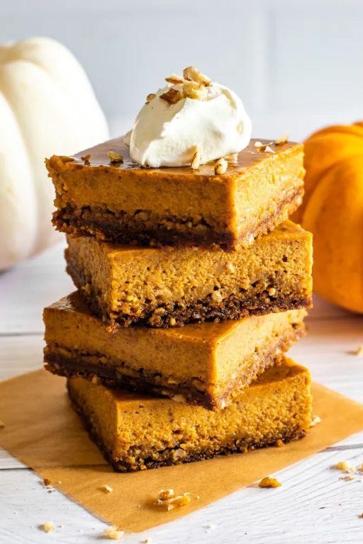 Easy Pumpkin Ginger Snap Bars