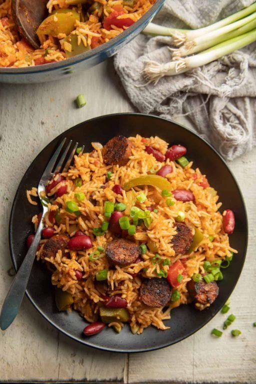 Easy Vegetarian Crockpot Jambalaya