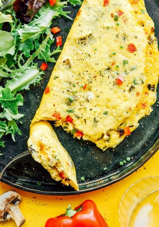 Easy Veggie Omelette