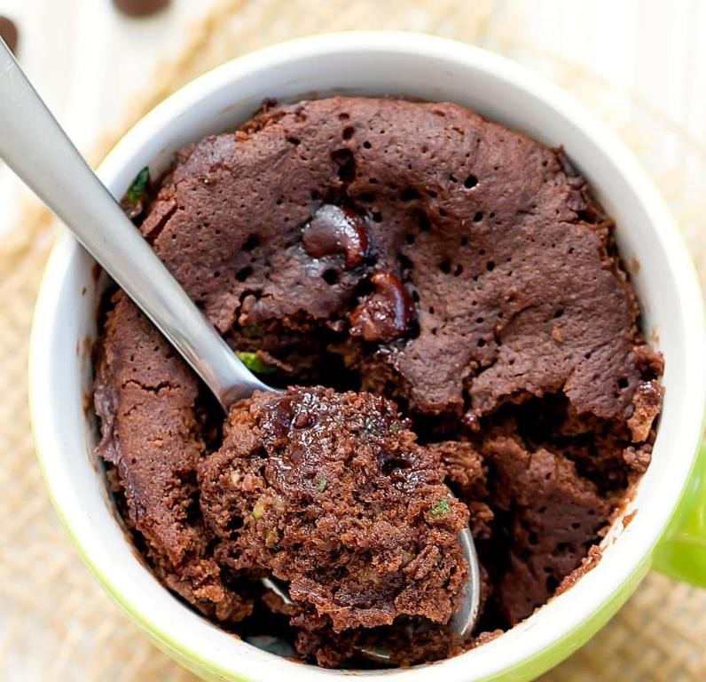 Easy Zucchini Chocolate Mug Cake