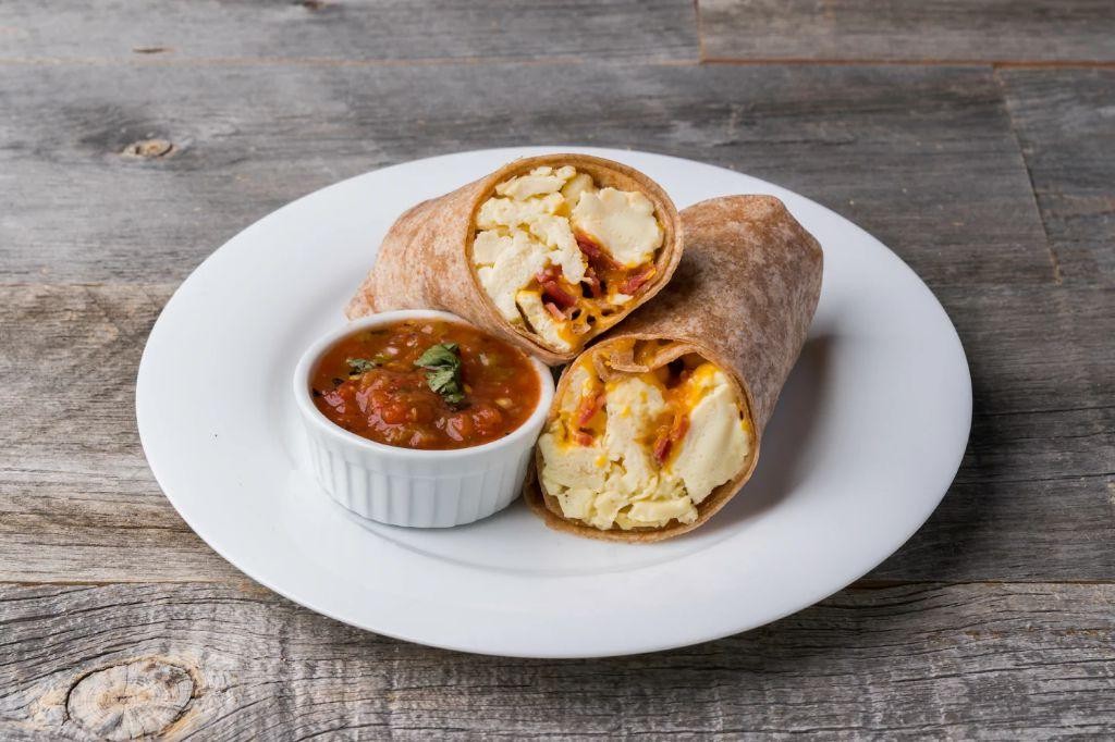 Egg White and Turkey Bacon Wrap