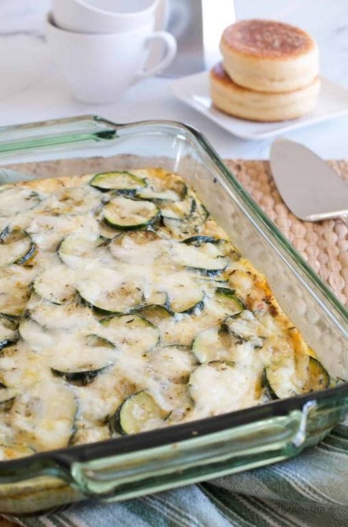 Egg White and Zucchini Breakfast Casserole