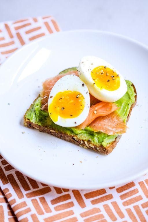 Egg and Avocado Toast with Smoked Salmon