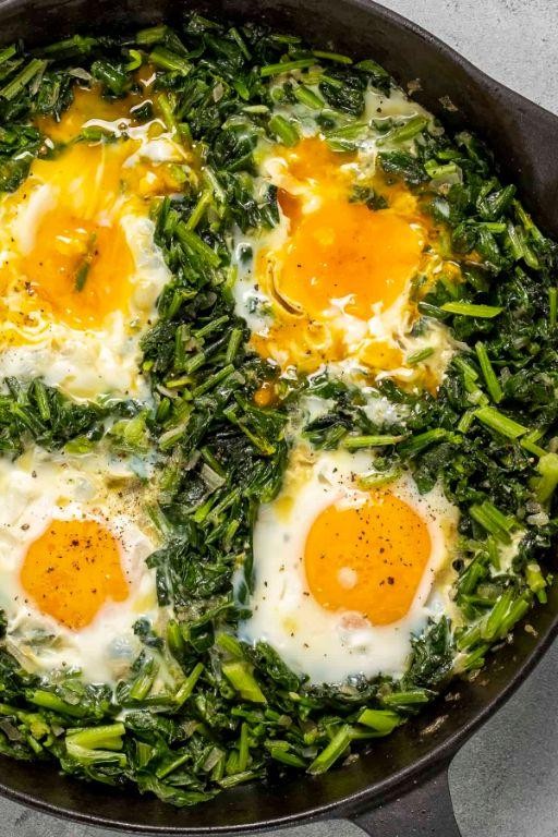 Egg and Spinach Brunch