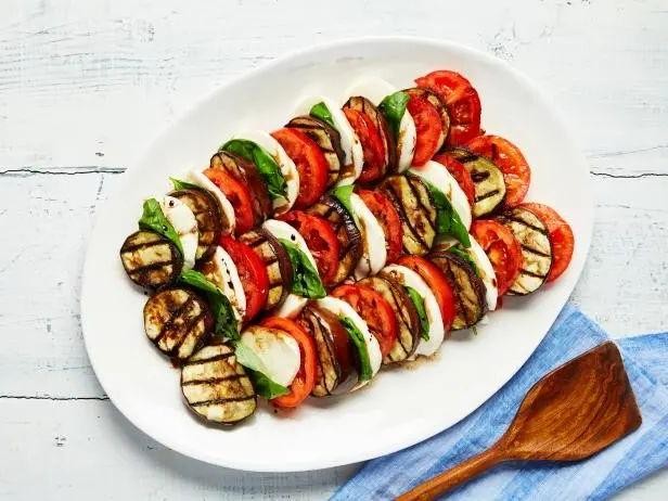 Eggplant Caprese Salad