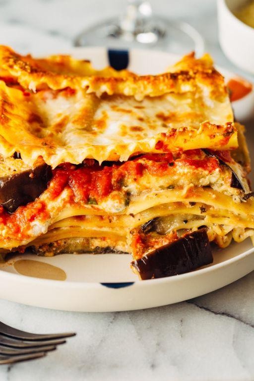Eggplant Lasagna with Ricotta Cheese