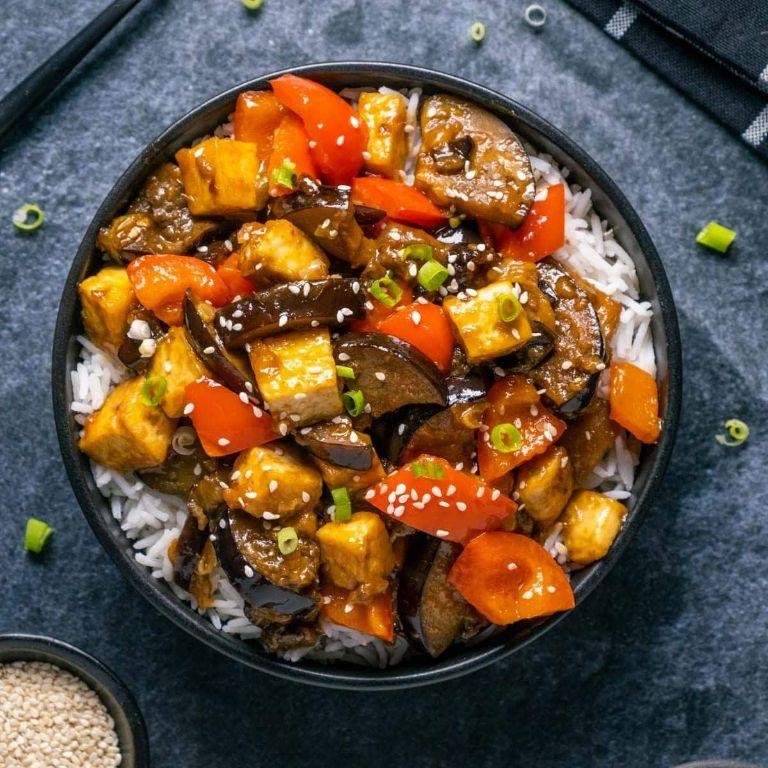 Eggplant Stir-Fry with Tofu
