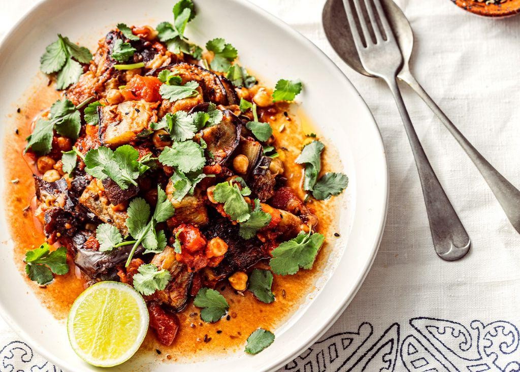 Eggplant and Chickpea Curry