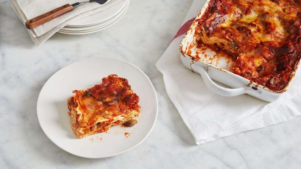 Eggplant and Mushroom Lasagna