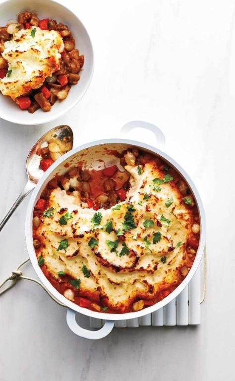 Eggplant and Potato Shepherd’s Pie