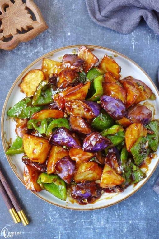 Eggplant and Potato Stir Fry