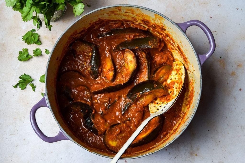 Eggplant and Tomato Curry