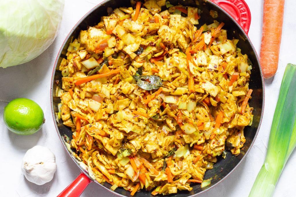 Elavalu Kottu (Vegetable Kottu Roti)