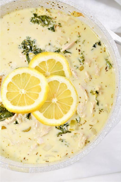 Elegant Creamy Lemon Chicken Soup