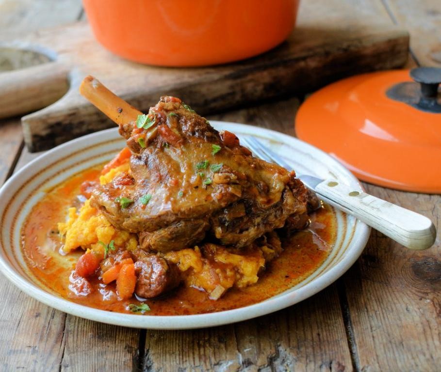 Espagnole Sauce Lamb Shanks