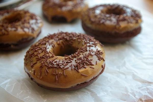 Espresso Glazed Donuts