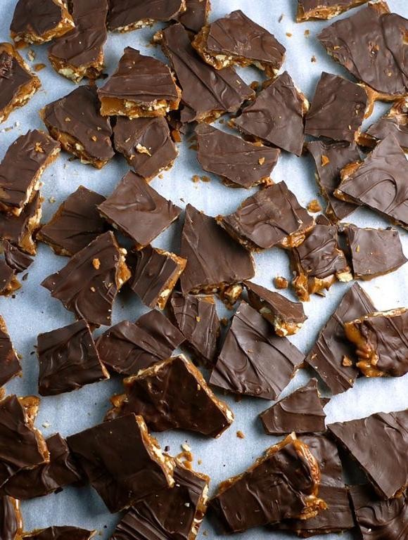 Espresso Pecan Toffee Bars