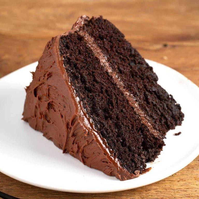 Espresso-Infused Chocolate Mayonnaise Cake