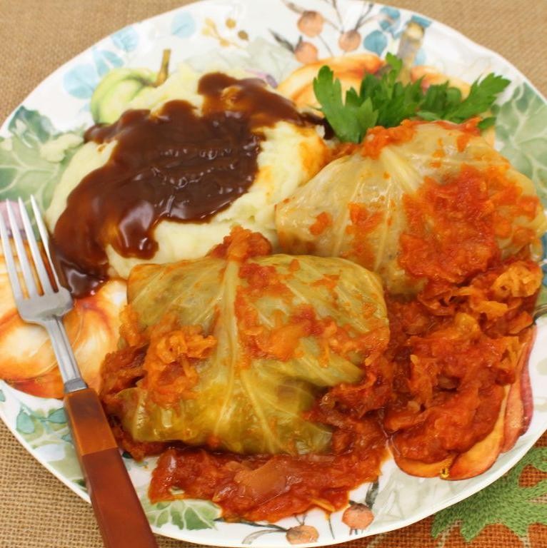 Ethiopian Flavored Cabbage Rolls