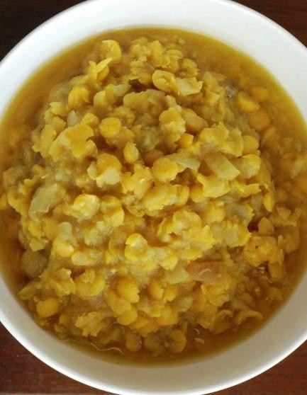 Ethiopian Inspired Cabbage and Split Pea Sauce