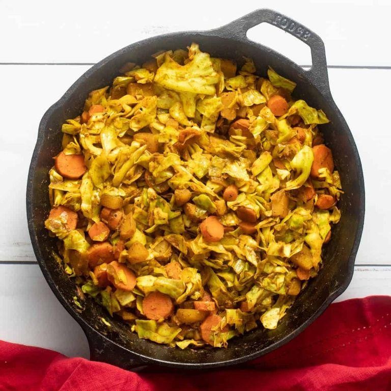 Ethiopian Spiced Cabbage Stew