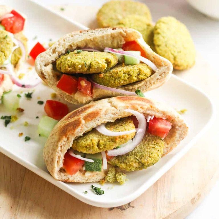 Falafel and Hummus Pita Pockets
