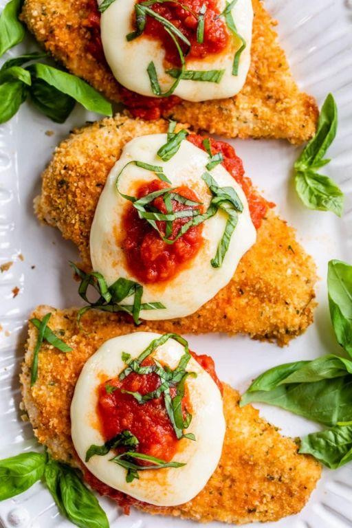 Fast Baked Chicken Parmesan