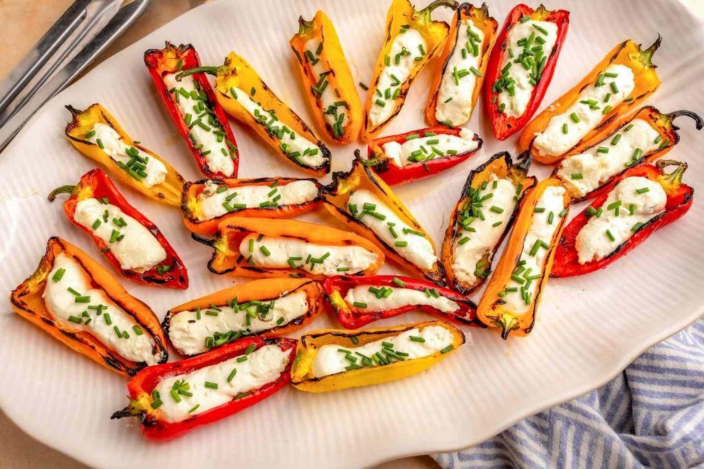 Fast Feta-Stuffed Mini Peppers