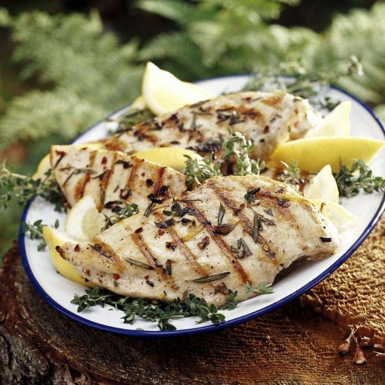 Fast Grilled Lemon-Herb Chicken