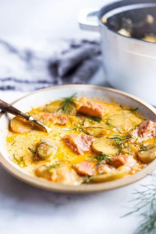 Fennel and Salmon Chowder