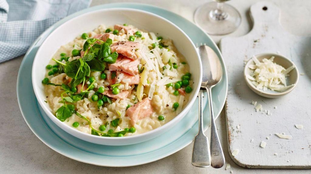 Fennel and Salmon Risotto